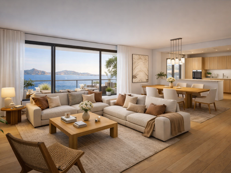 - DERNIER ÉTAGE D’EXCEPTION AVEC IMMENSE SOLARIUM ET VUE CALANQUES — photo 1