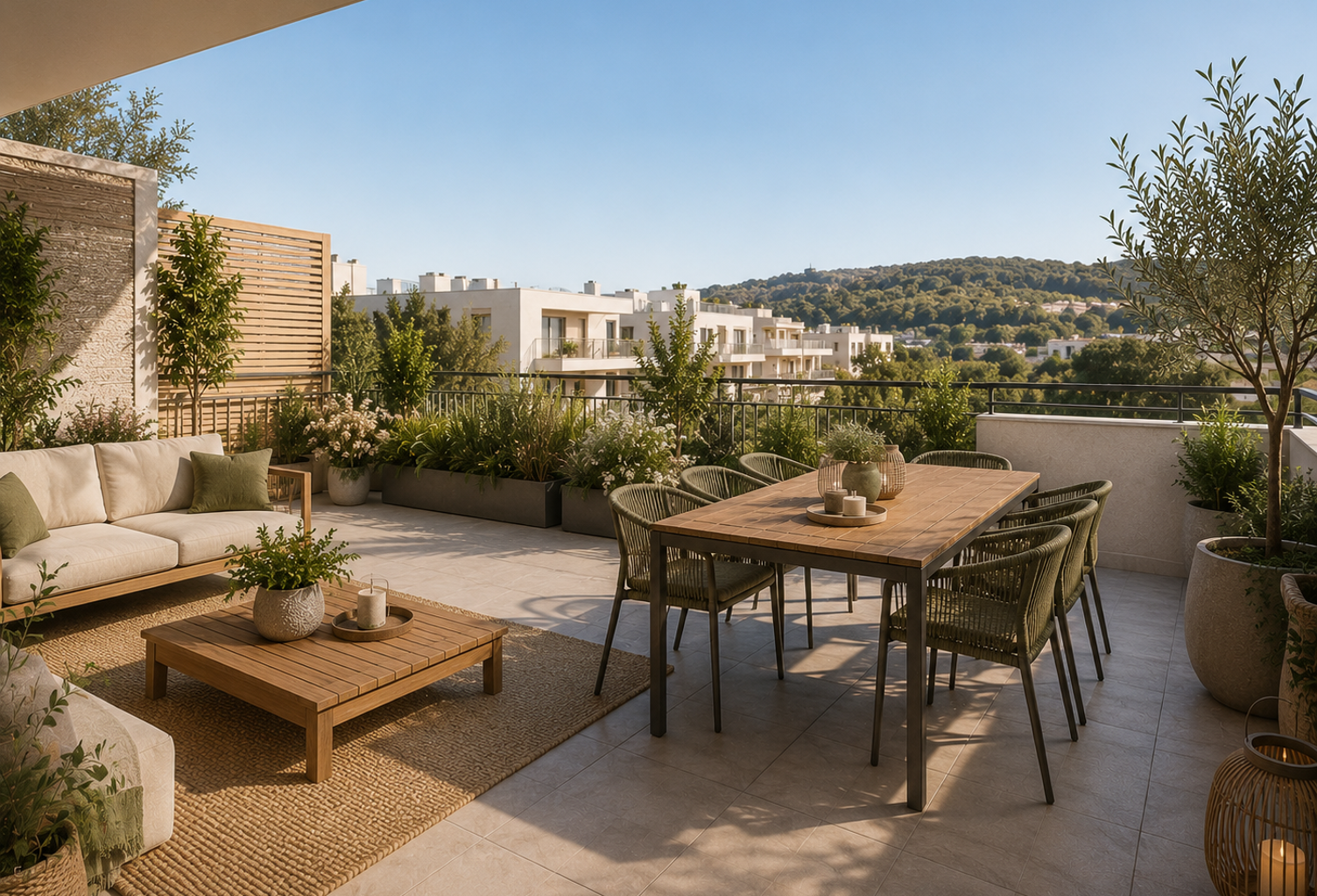 -- SPLENDIDE 4 pièces d’exception en dernier étage avec terrasse plein ciel — photo 1