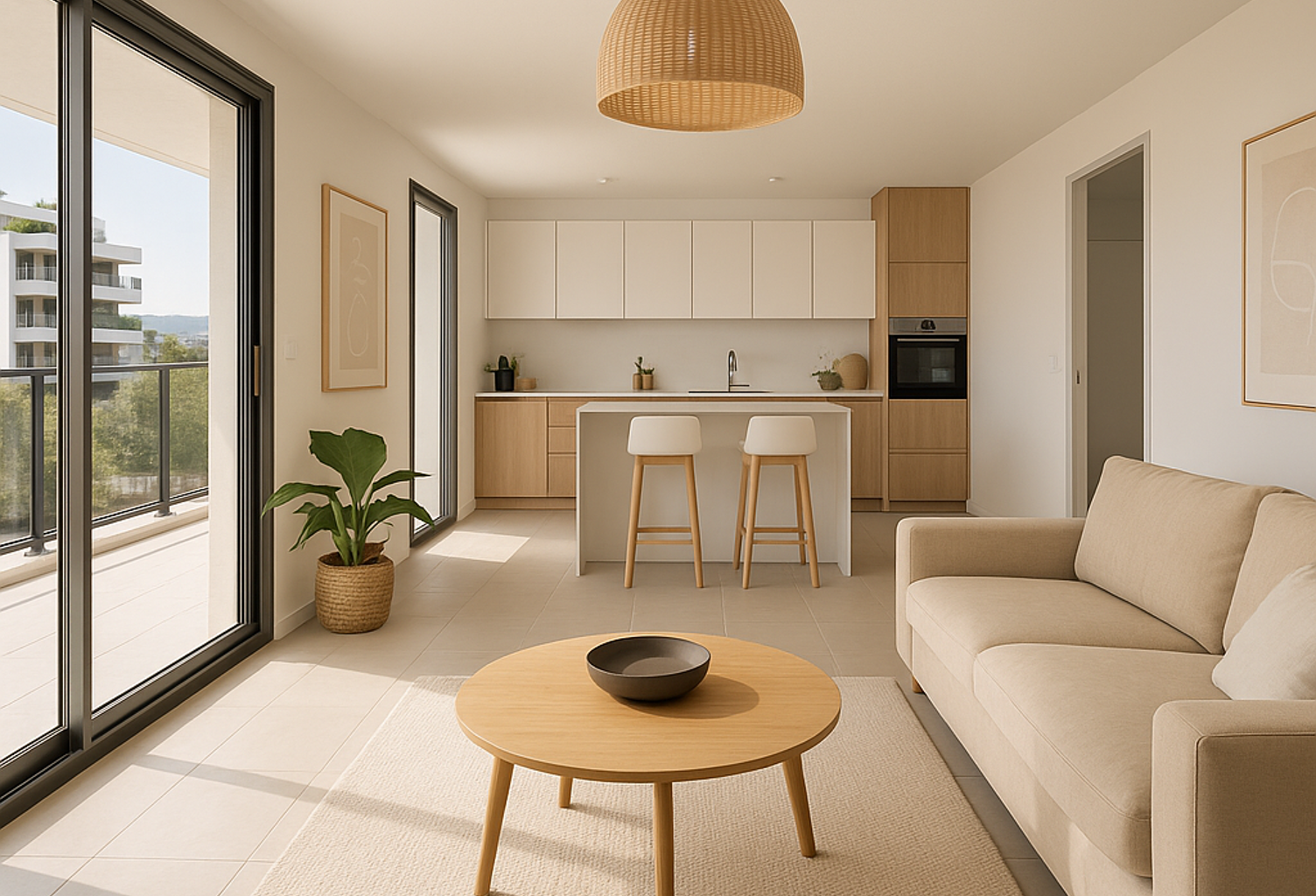 CONFORT FAMILIAL ABSOLU : T4 NEUF AVEC DEUX TERRASSES & DOUBLE SALLE D’EAU — photo 1