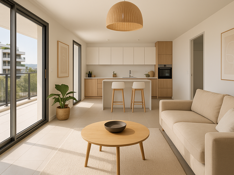 CONFORT FAMILIAL ABSOLU : T4 NEUF AVEC DEUX TERRASSES & DOUBLE SALLE D’EAU — photo 1