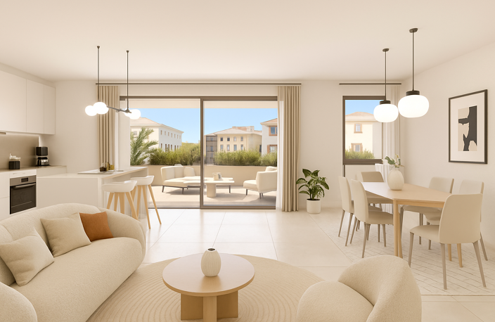 GRAND T4 100M² + GRAND BALCON ORIENTEE SUD SECTEUR RARE ET RECHERCHE 13008 MARSEILLE — photo 4