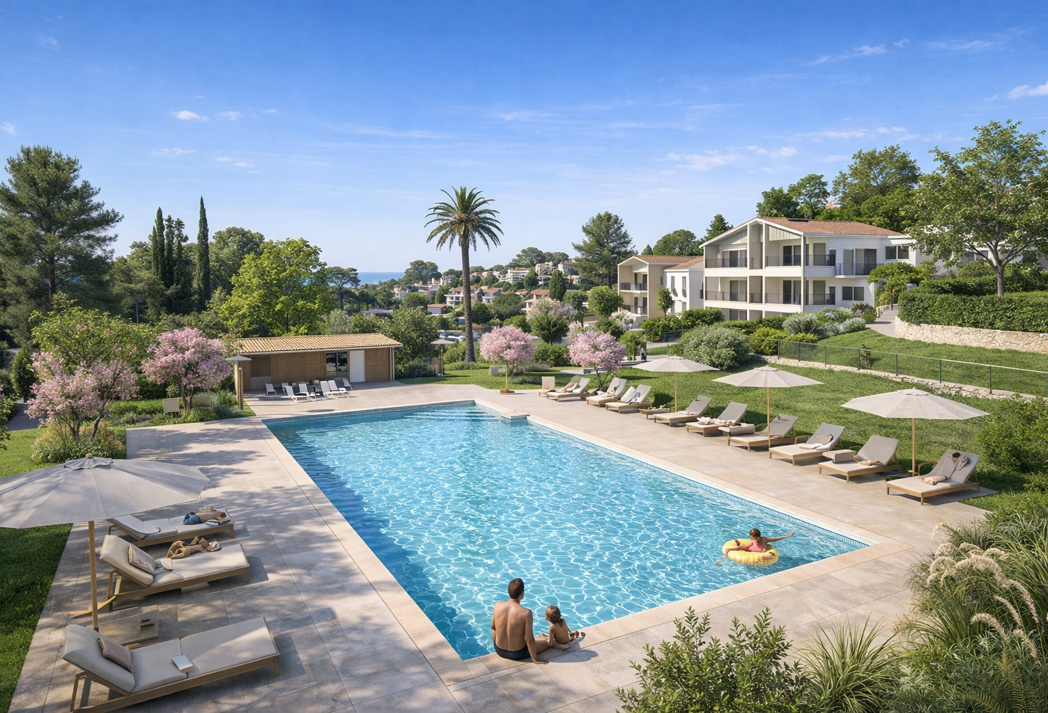 LE  BAGUIER -  MAGNIFIQUE T4 AVEC GRANDE TERRASSE - RÉSIDENCE EXCEPTIONEL — photo 1