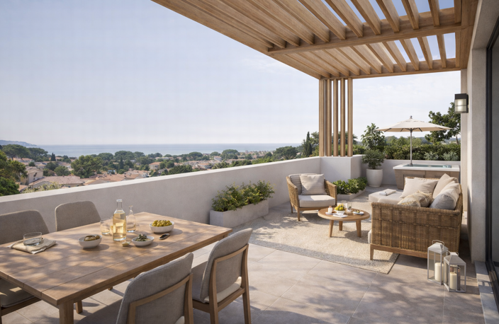 LE  BAGUIER -  MAGNIFIQUE T4 AVEC GRANDE TERRASSE - RÉSIDENCE EXCEPTIONEL — photo 2