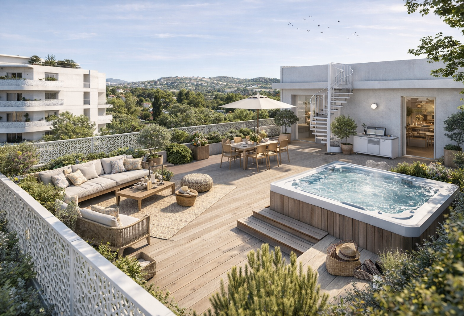 PENTHOUSE D’EXCEPTION AVEC TOIT-TERRASSE XXL – MARSEILLE 12e — photo 1
