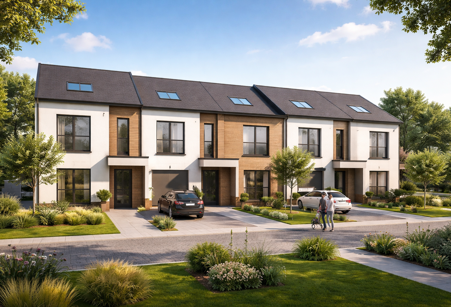 -RARE À LA VENTE – SUPERBE MAISON DE VILLE NEUVE T4 EN DUPLEX AVEC JARDIN ET TERRASSE, AU CŒUR D’UNE — photo 1