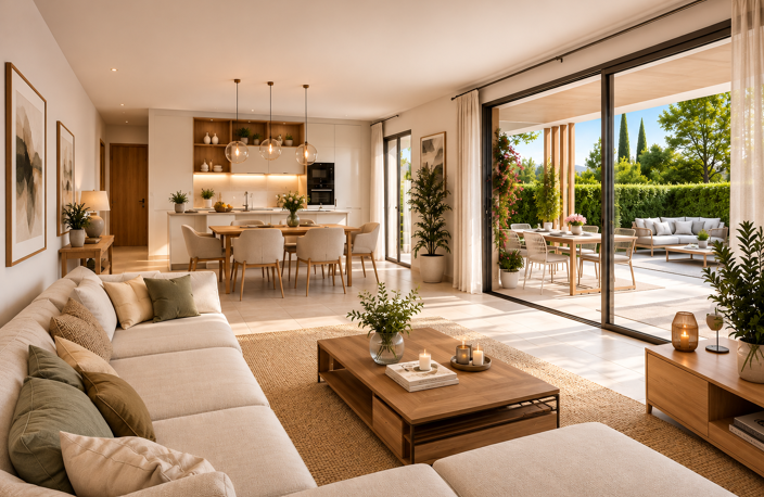 SUCCÈS COMMERCIAL ! MAGNIFIQUE T3 REZ DE JARDIN AU COEUR DU BAGUIER ! — photo 2
