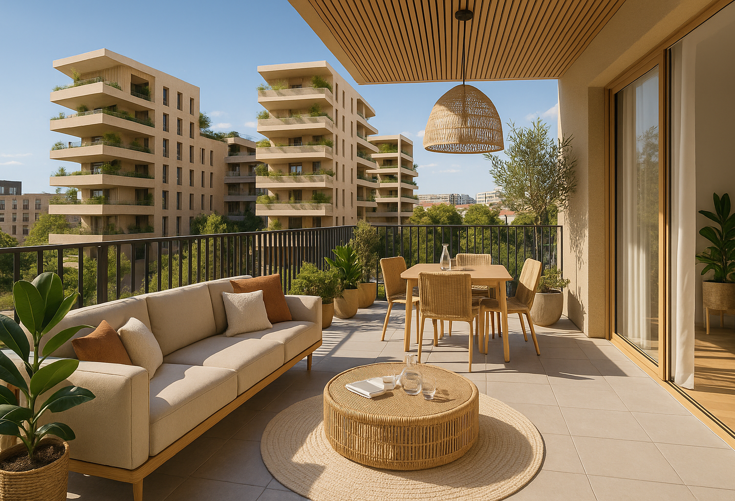 VOTRE NOUVEL ART DE VIVRE COMMENCE ICI : T2 NEUF AVEC LOGGIA GÉANTE — photo 1