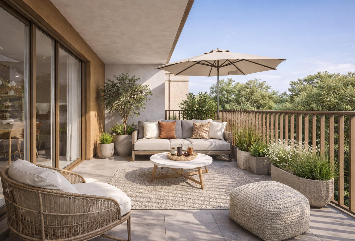 VUE DÉGAGÉE POUR CE MAGNIFIQUE T2 AU COEUR DU 8ÈME ARRONDISSEMENT DE MARSEILLE ! — photo 1