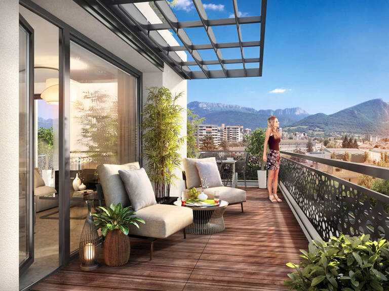 --VUE MER 17EME ETAGE- T3 D'EXCEPTION AVEC EXTERIEUR — photo 1