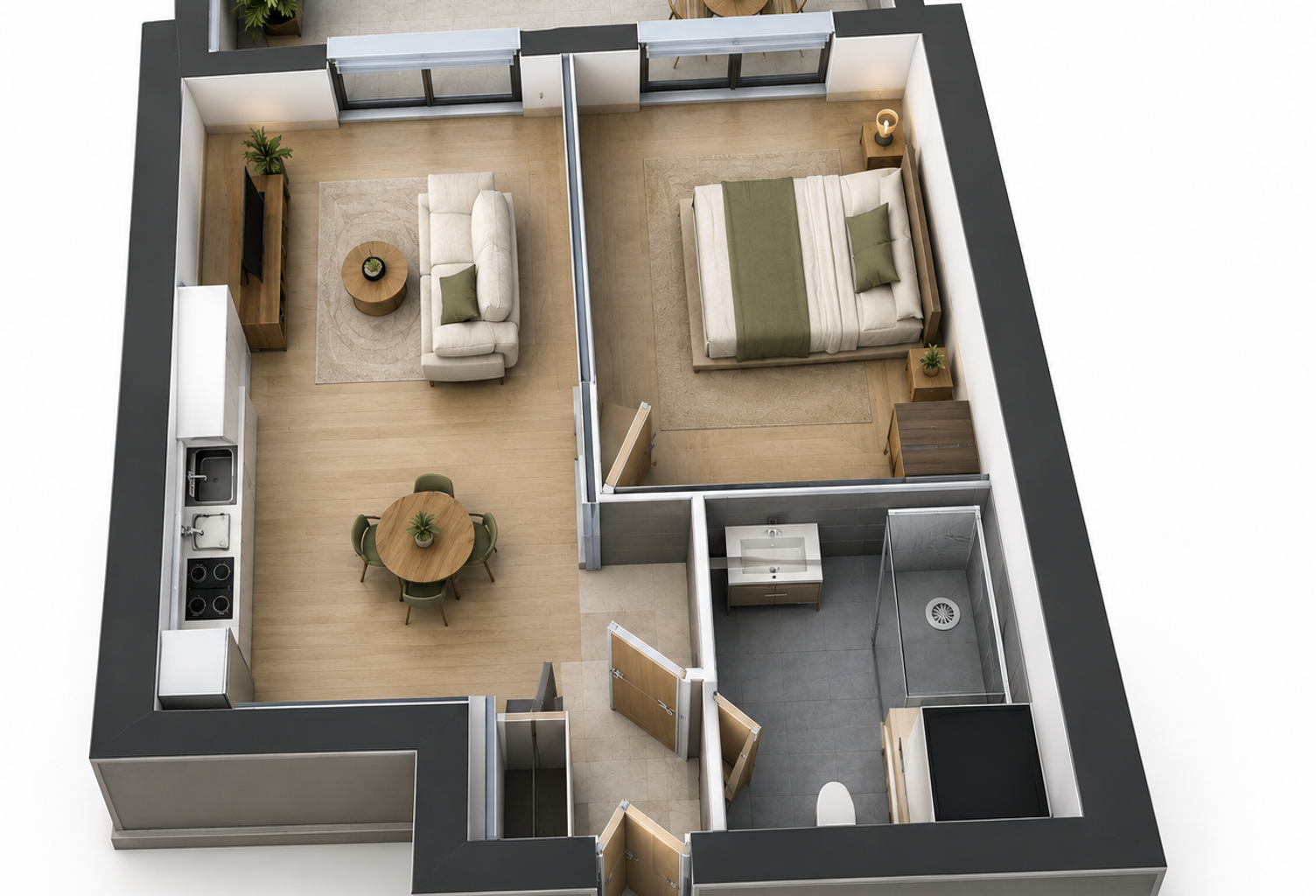En avant première : Appartement T2 NEUF sur Haguenau ! — photo 1