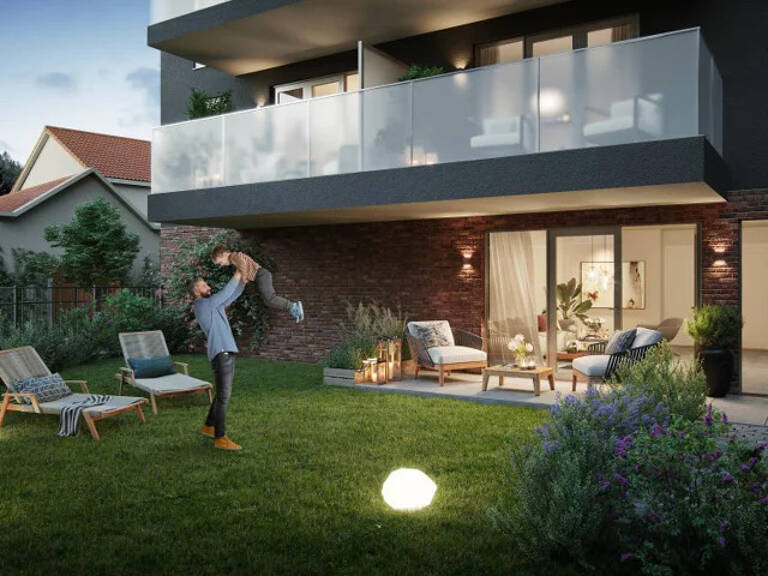Appartement T3 -terrasse et jardin - JOUY LE MOUTIER - PROCHE COMMODITES ET COMMERCES — photo 1