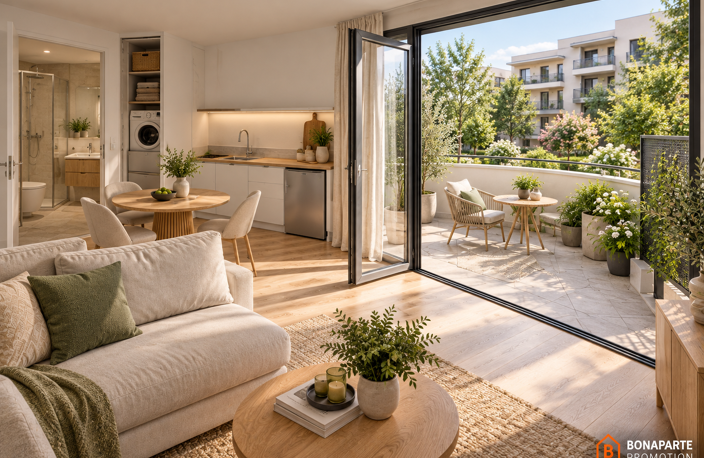 STUDIO 20M² TRAMWAY T1 EN PIED DE RESIDENCE — photo 3