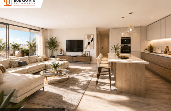 retour a la vente !!!4 pieces ETAGE avec terrasse de 77m² plein sud — photo 2