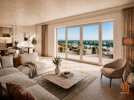 Grand 2 pièces 57M² au dernier étage avec  terrasse 23M² vue parc & Seine — photo 2