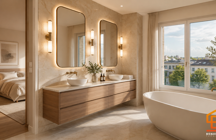Grand 2 pièces 57M² au dernier étage avec  terrasse 23M² vue parc & Seine — photo 5