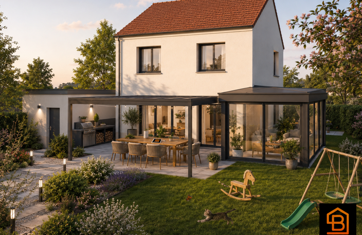Maison neuve 4 pièces avec jardin et garage à Puiseux-en-France — photo 2