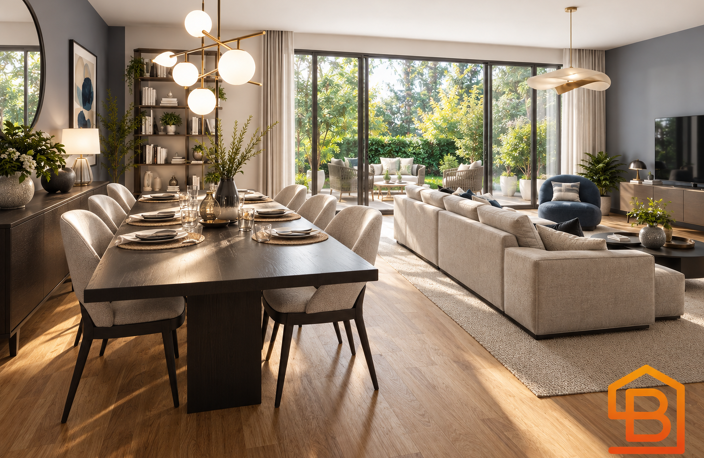 achat appartement neuf 4 chambres en rez de jardin centre ville de Beauchamp — photo 2