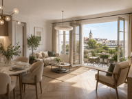 RETOUR DE LOT 3 PIECES CENTRE VILLE EN ETAGE — photo 4