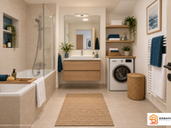 APPARTEMENT LIVRÉ ET VISITABLE — 136 M² — 4 CHAMBRES — TERRASSE DE 22 M² VUE MARINA — photo 3