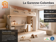 10 minutes de la defense: 4 pièces 85m² réception 35m² exterieur 20m²+pkg — photo 4