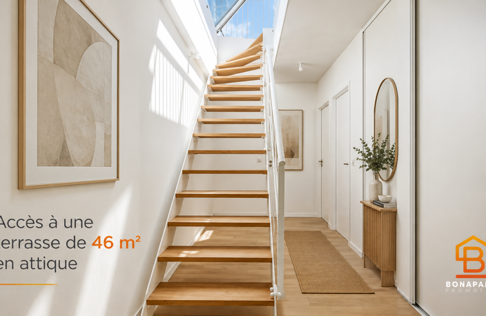 achat appartement neuf 4 pièces 137m² Boulogne billancourt 92100 dernier etage terrasse de 85m² — photo 4