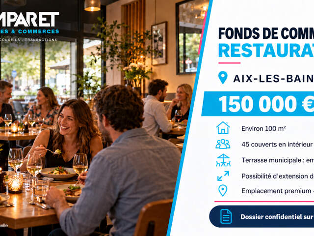 FONDS DE COMMERCE RESTAURATION ? AIX-LES-BAINS — photo du bien