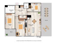 Appartement de standing (2024) - 89,89m² - 3ch - Vue océan - SAINT GILLES CROIX DE VIE — photo 2