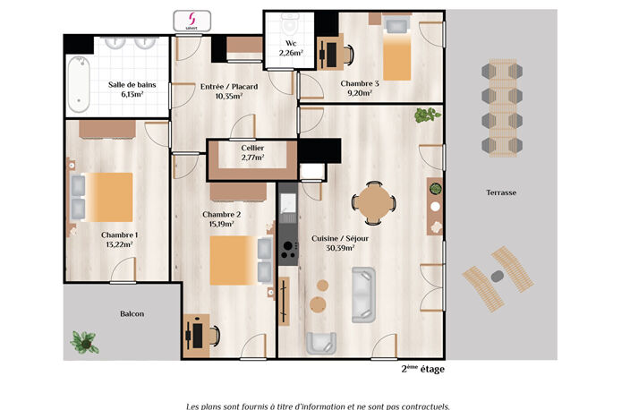 Appartement de standing (2024) - 89,89m² - 3ch - Vue océan - SAINT GILLES CROIX DE VIE — photo 2