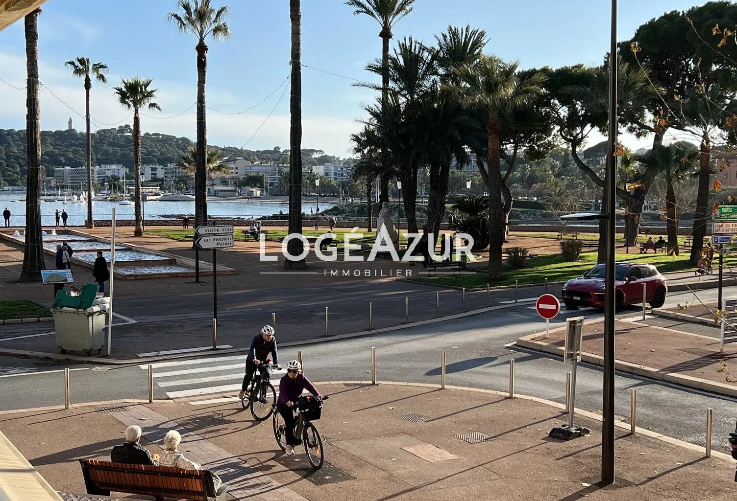 LOCATION MEUBLÉE ANTIBES – 2 CHAMBRES AVEC BALCON VUE MER ET GAR — photo 1