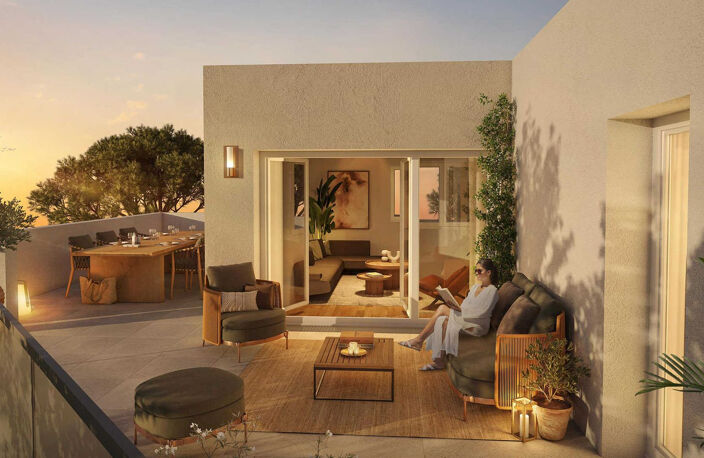 NOUVEAU CASTRIES CENTRE GRAND T2  52M2 AVEC  12M2 DE TERRASSE — photo 2