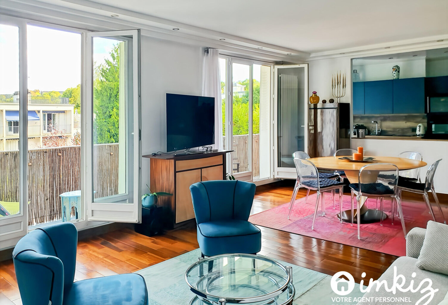 La Varenne-St-Hilaire- 74m2 traversant séjour 30m2 — photo 1