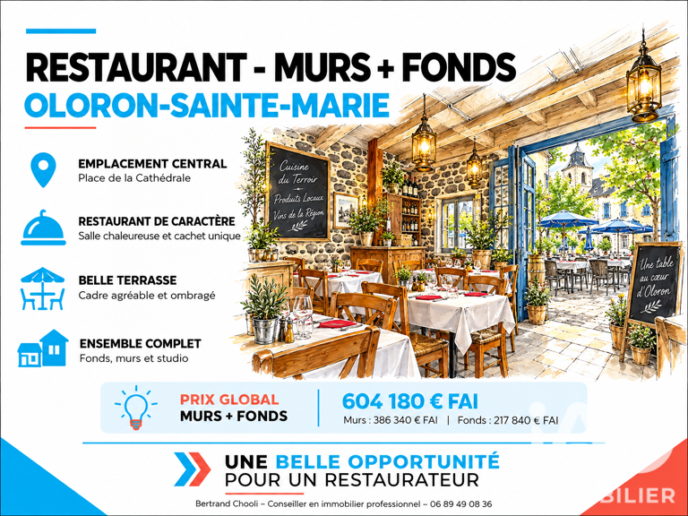 Vente Restaurant 120 m&sup2; — photo 1