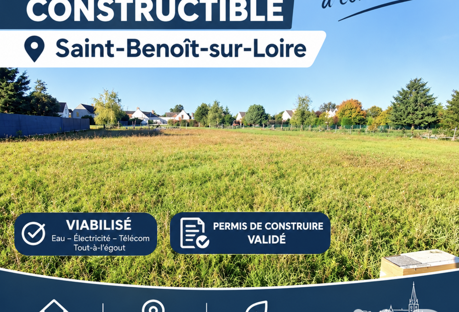 Vente Terrain à bâtir 668 m&sup2; — photo 1
