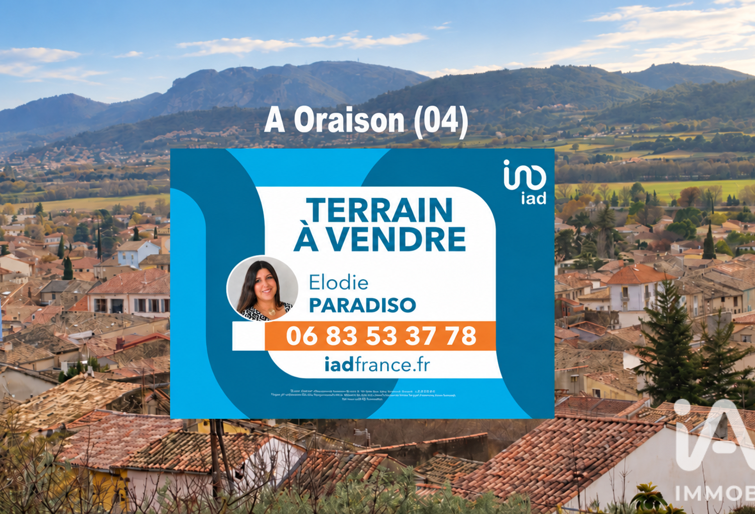 Vente Terrain à bâtir 920 m&sup2; — photo 1