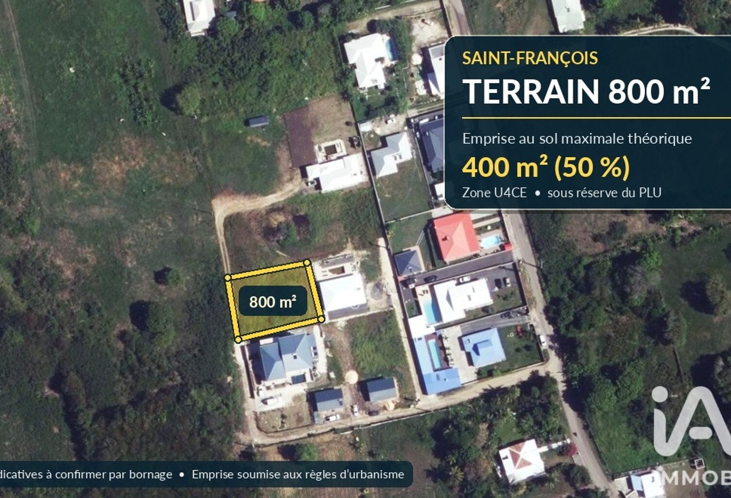 Vente Terrain à bâtir 800 m&sup2; — photo 1