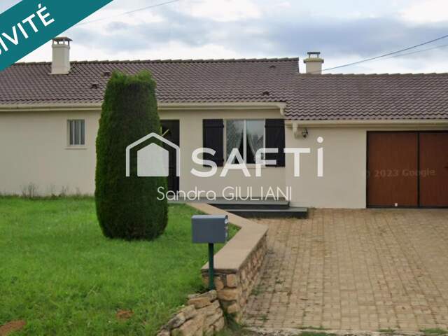 MAISON DE PLAIN-PIED  3 CHAMBRES  TERRAIN DE 10 ARES  GARAGE 2 VOITURES ! — photo du bien