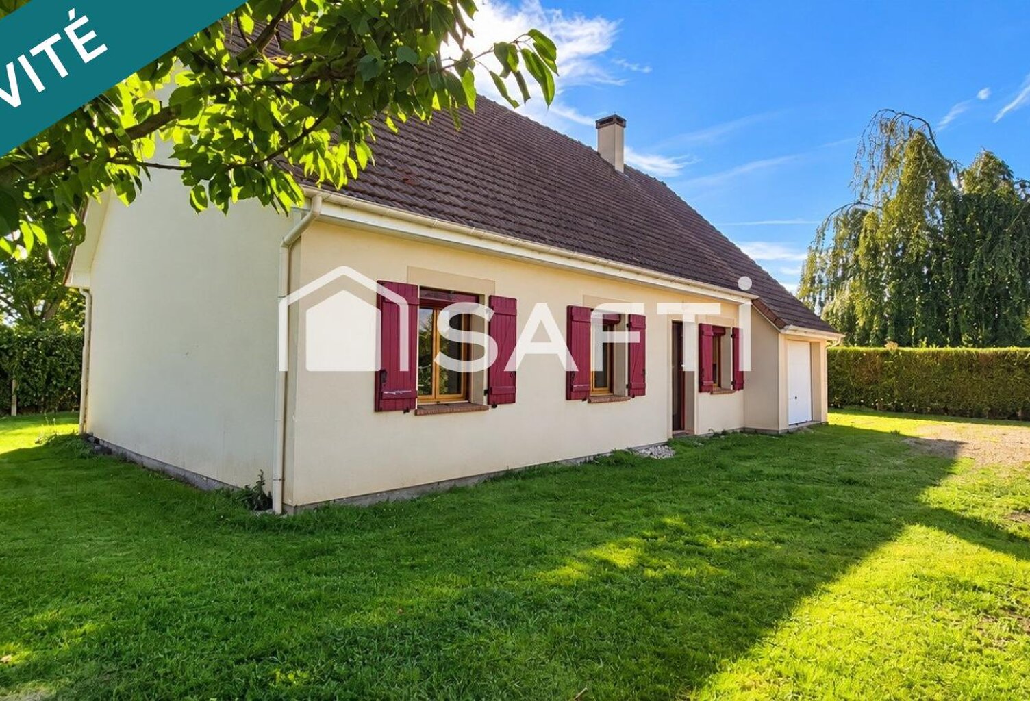Plain-pied au calme avec jardin et garage — photo 1