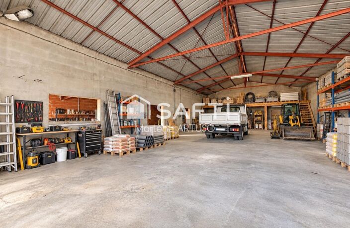 LES PUJOLS (09100)  ENTREPÔT 300 M² + BUREAU 20 M²  TERRAIN 1 600 M² — photo 4