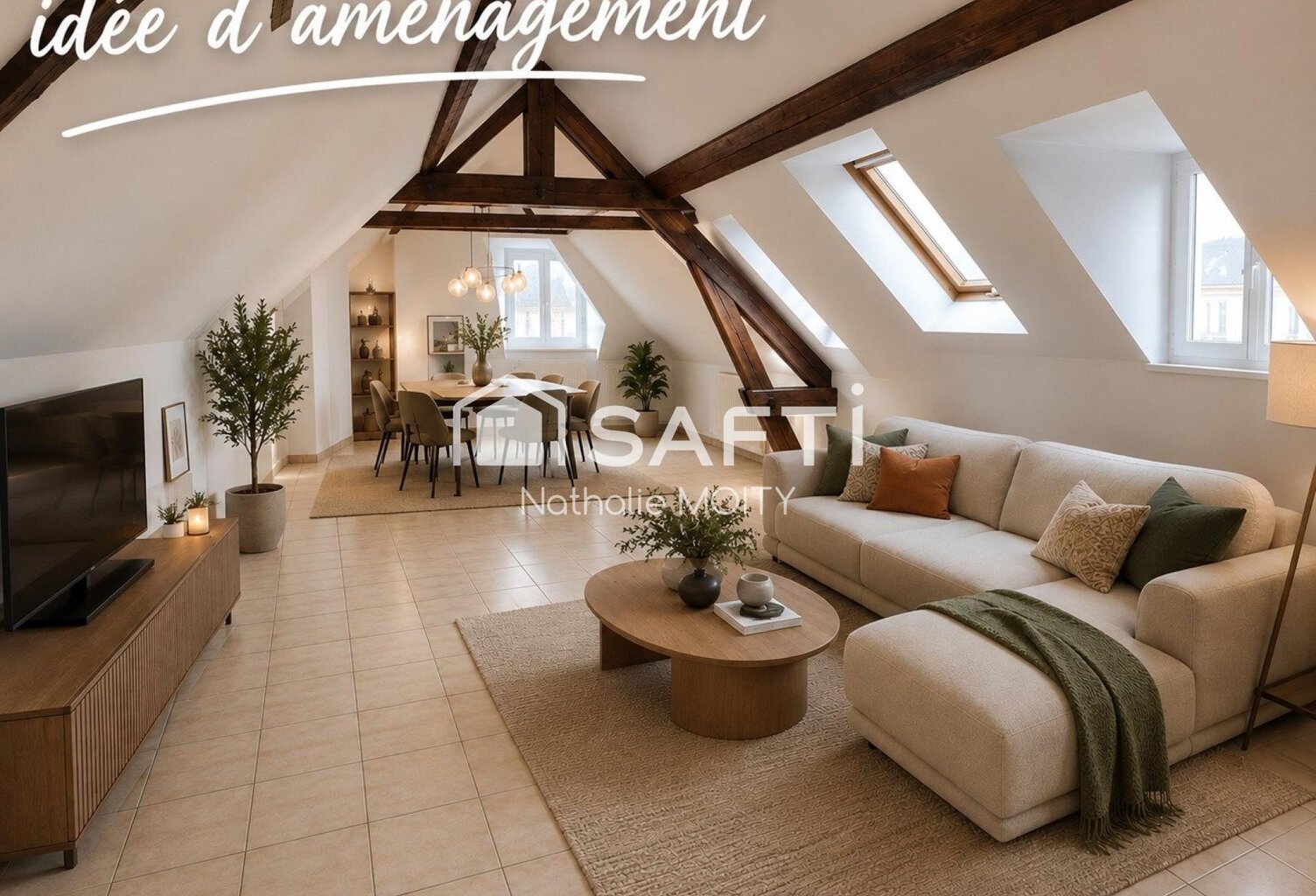 Bel appartement T4 plein de charme, en centre ville de Saint-Quentin — photo 1