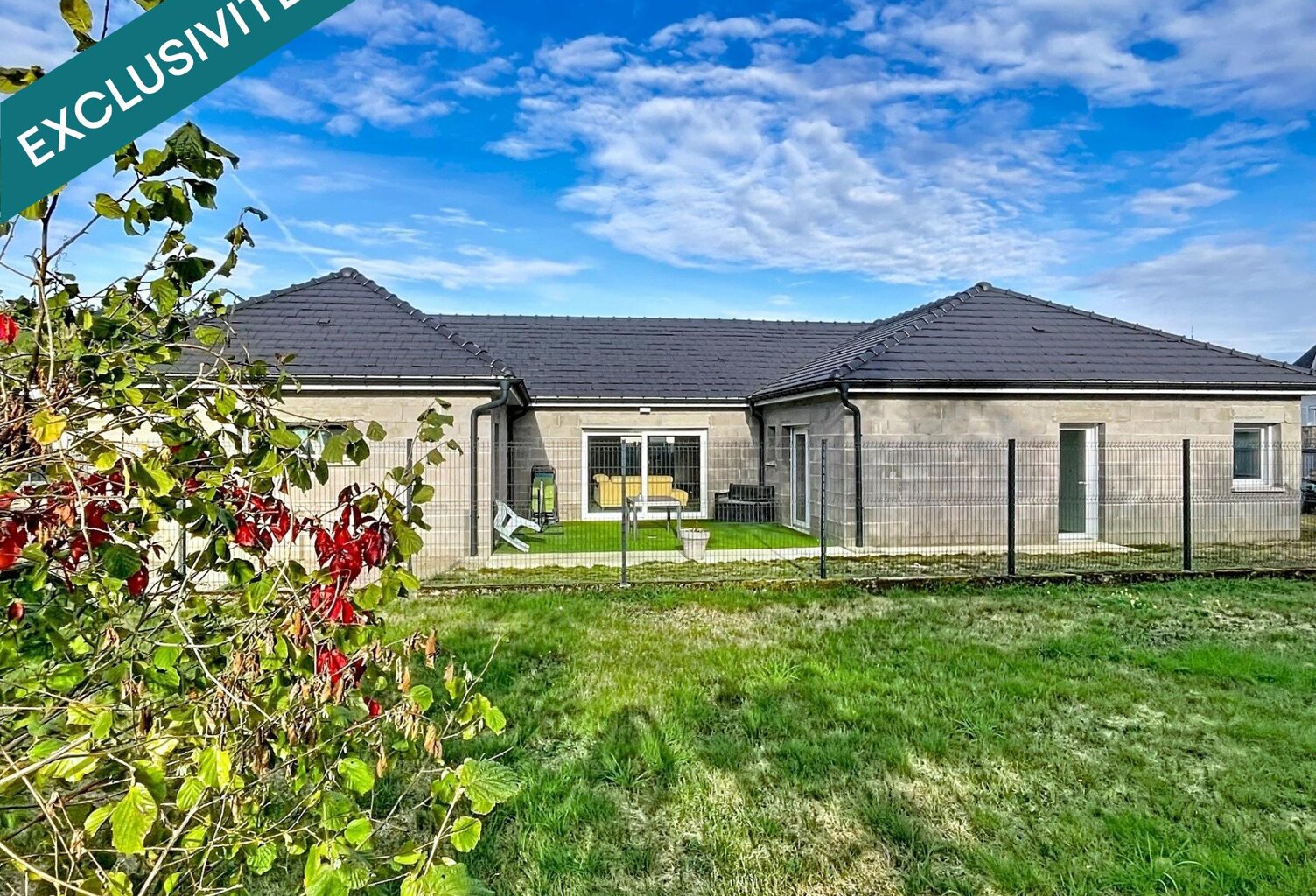 Maison de plain-pied contemporaine — photo 1