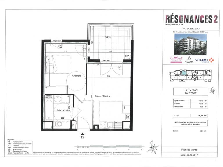 Appartement 2 pièces 36 m² — photo 1