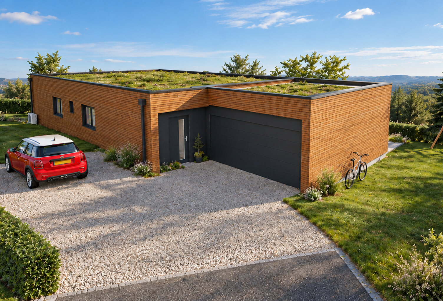Projet de villa contemporaine - Pugny-Chatenod sur un terrain constructible de 1000 m² — photo 1