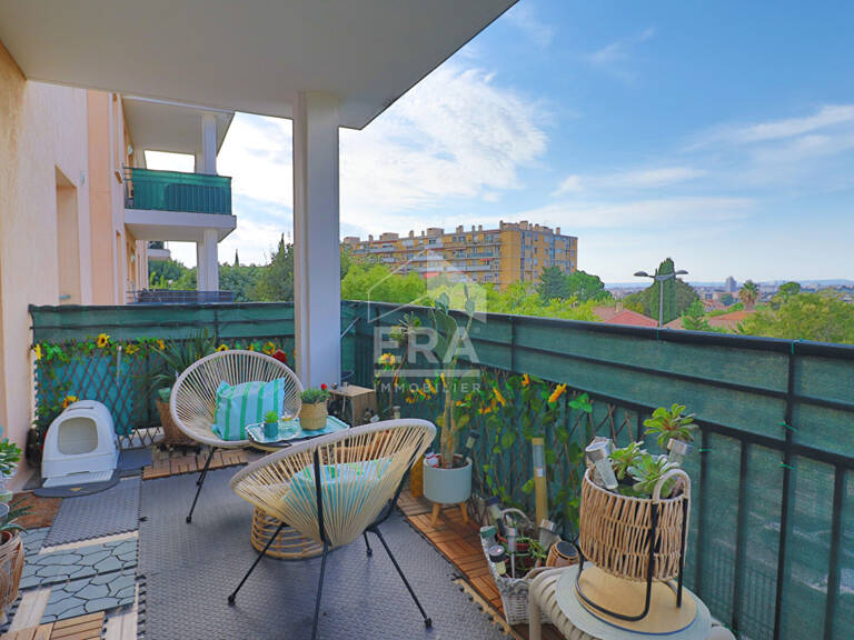 Appartement Marseille 2 pièces 42 m² rénové avec terrasse 11 m² vue dégagée  Saint-Loup / Saint-Tronc parking garage — photo 1
