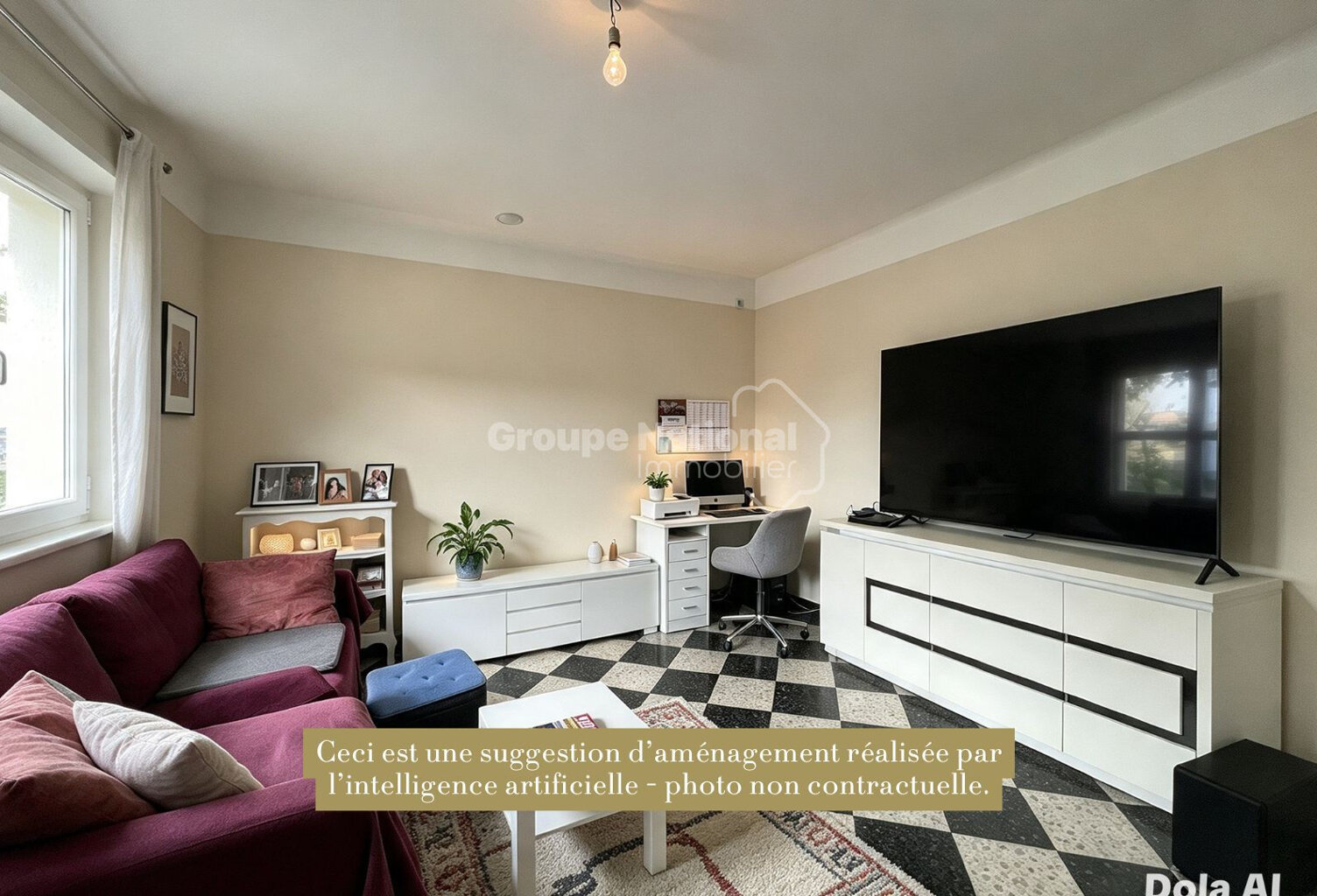 AUBIGNAN MAISON DE VILLAGE T3 AVEC COUR — photo 1