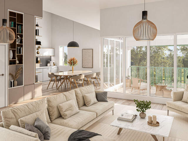 HOSSEGOR CENTRE-VILLE - APPARTEMENT T4 DE STANDING DE 114 M² — photo du bien