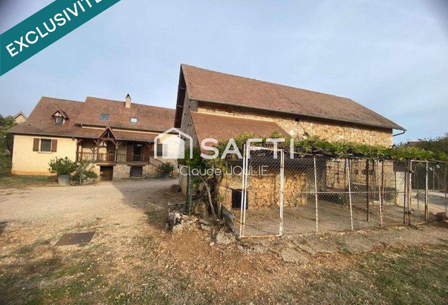 VILLENEUVE : Corps de Ferme : 118 m² hab./130 m² dépendances — photo 1