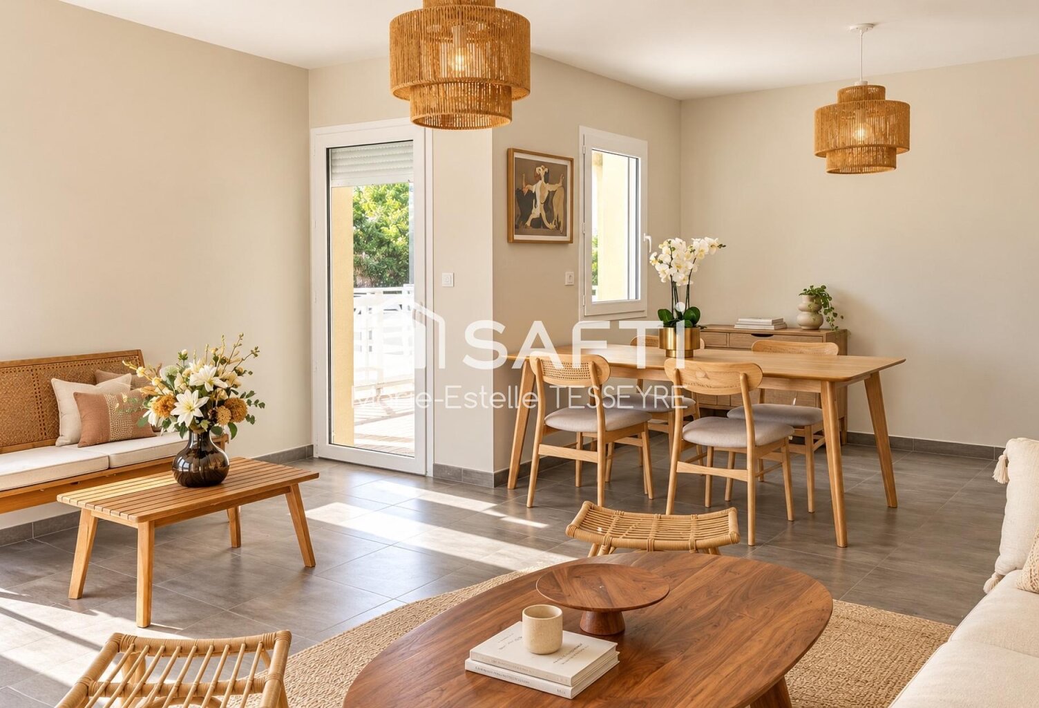LANTON  Appartement T3 neuf climatisé, 3 pièces avec terrasse de 36,78 M², jardin privatif et parking — photo 1