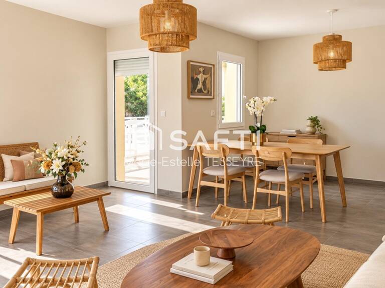 LANTON  Appartement T3 neuf climatisé, 3 pièces avec terrasse de 36,78 M², jardin privatif et parking — photo 1
