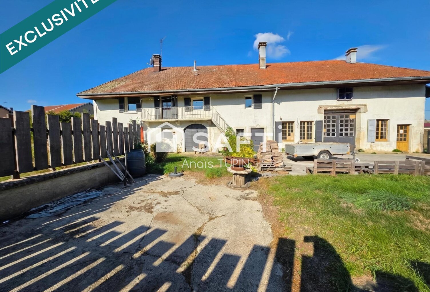 Belle propriété jurassienne avec volumes exceptionnels et fort potentiel — photo 1