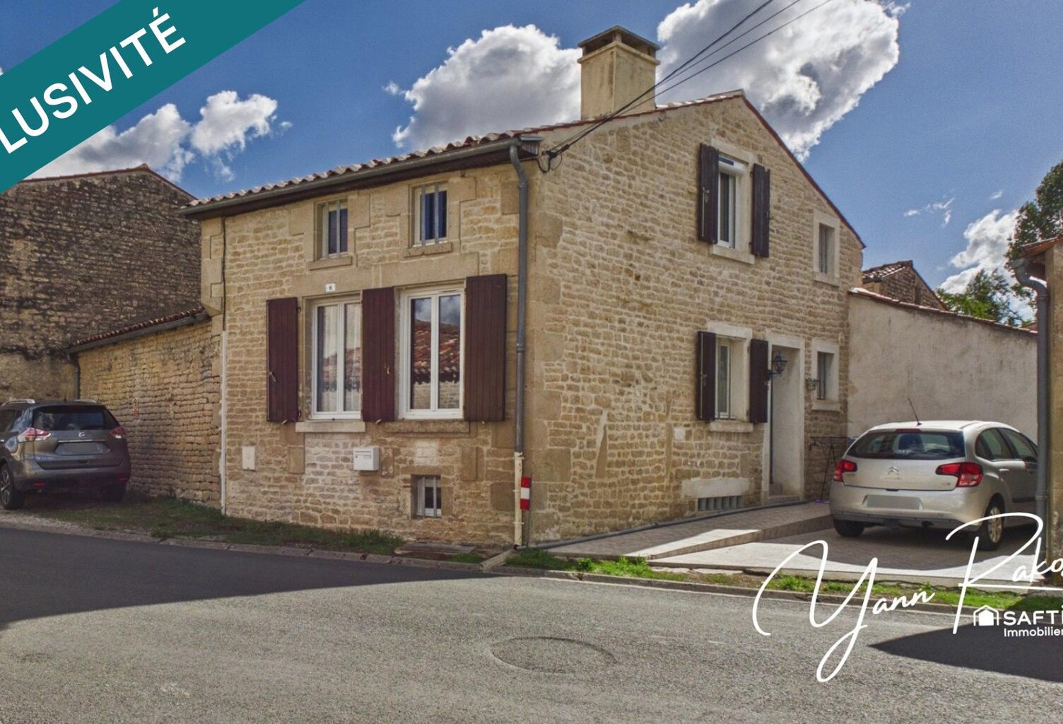 MAISON EN PIERRE PROCHE CENTRE À AULNAY — photo 1